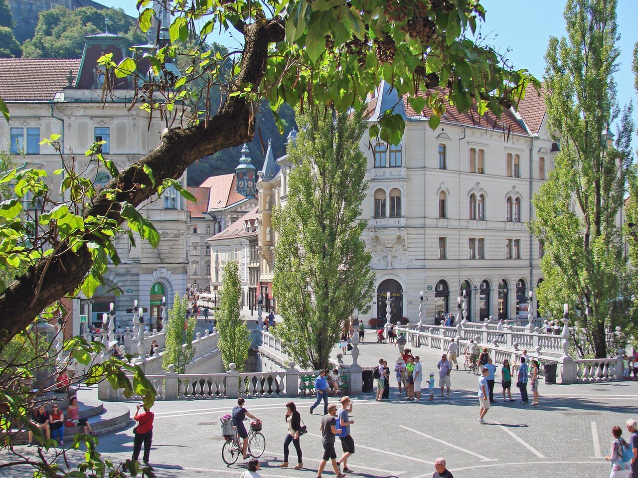 Triple Bridge in Ljubljana — Ljubljana, Slovenia