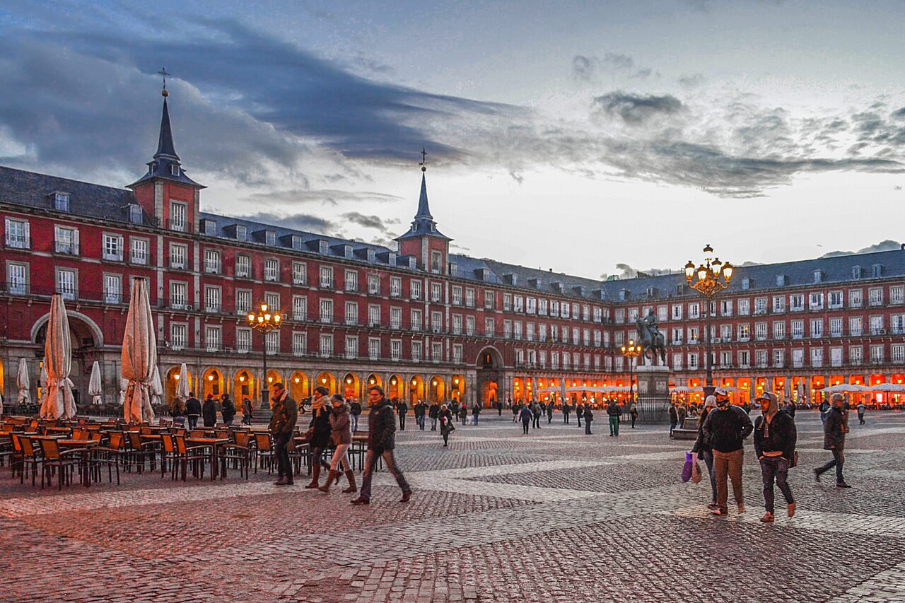 Plaza Mayor in central Madrid — Madrid, Spain