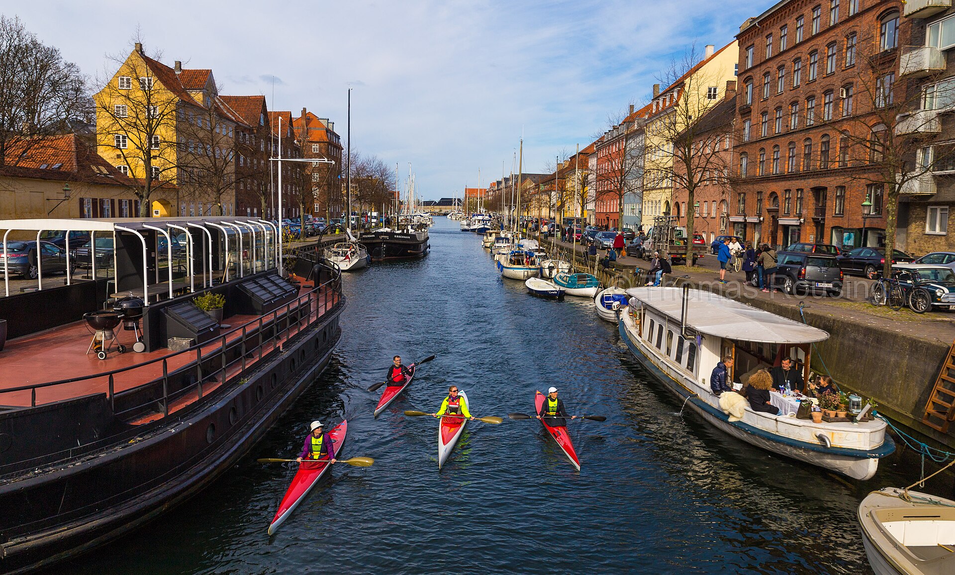 Christianshavn canals in Copenhagen — Copenhagen, Denmark