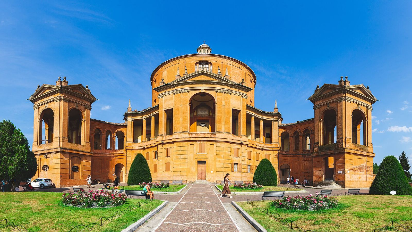 Sanctuary of the Madonna di San Luca on the hill above Bologna — Bologna, Italy